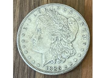 1886 Morgan Silver Dollar US Coin