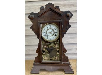 8 Day No. 506 Striking New Haven Clock Company New Haven, Conn. Wood Clock