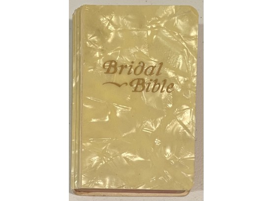 1939 Celluloid Covered Small Bridal Bible