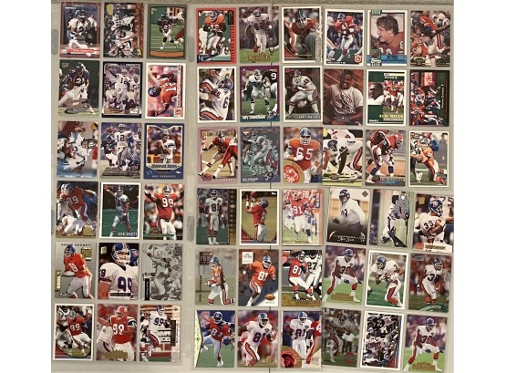 (6) Sheets Of Bronco Cards Including Mike Pritchard, Keith Trailor, Chris Watson, And More