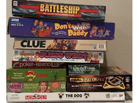 Lot Of Assorted Board Games Including Monopoly And Deal Or No Deal
