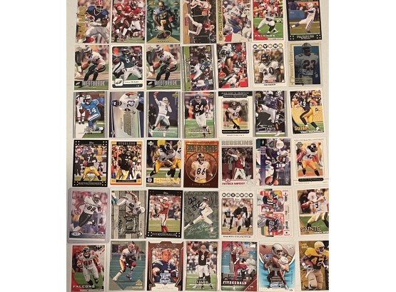 Large  Collection Of Assorted Football Cards Including Drew Brees, Troy Polamalu, And Brian Urlacher