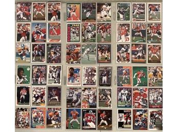 (6) Sheets Of Vintage Broncos Football Cards Including Steve  Atwater And Mike Croel