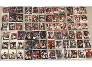 (8) Sheets Of Broncos Football Cards Including Brandon Marshall Rookie Card