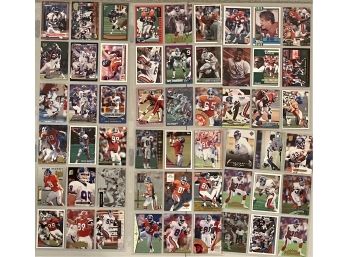 (6) Sheets Of Bronco Cards Including Mike Pritchard, Keith Trailor, Chris Watson, And More