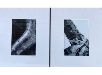 (2) Black And White Utah Arch Landscape Photographs, 2004 & 2006 Signed Rick Ney
