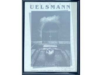 Jerry Uelsmann Photosynthesis Signed Print October 1987 In Frame