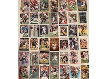 Large  Collection Of Assorted Football Cards Including Drew Brees, Troy Polamalu, And Brian Urlacher