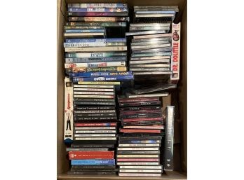 Lot Of Assorted Cd/dvds/vhs