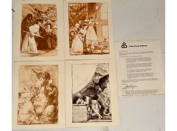 Silex Printed In Spain - Francisco De Goya 4 Prints And Paperwork