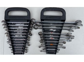 (2) Craftsmen Wrench Sets With Plastic Holders