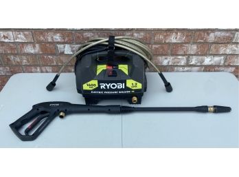 Ryobi 1600 PSI 1.2 GPM Electric Pressure Washer With Wand, Power Cable, And Hose