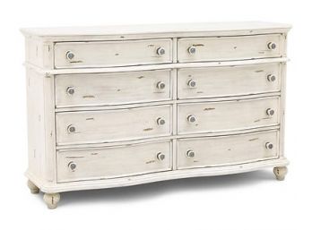 Marseilles King Size Bedroom Set French Colonial Style Meets Coastal American Design Low Boy Dresser 6 Drawer
