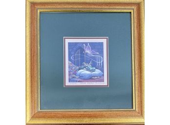 Signed Randal Spangler Print 'cookie Faerie' 348/700 In Frame