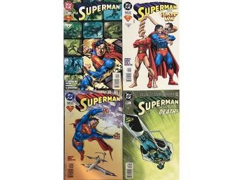 (4) DC Comics Superman (108 -111) 1996