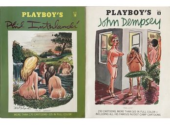 (2) 1969-1970 Playboy Cartoons By Phil Interlandi & John Dempsey
