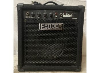 Fender Rumble 15 Bass Amplifier With Power Cable (works)