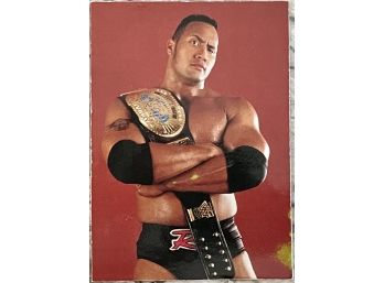 1998 WWF Wrestling Superstarz THE ROCK Dwayne Johnson ROOKIE CARD #8 Titan Sports DuoCards