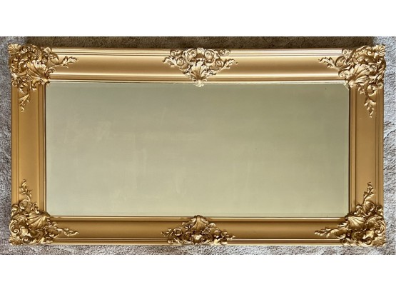 Antique Ornate Framed 47 Inch Beveled Mirror
