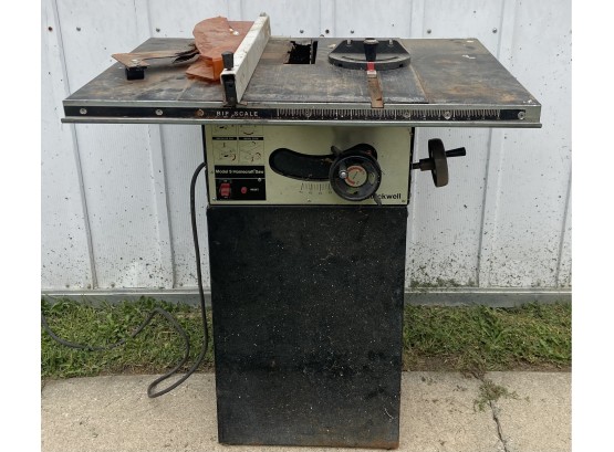 Vintage Rockwell 34-580 9' Table Saw