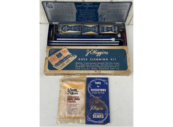 JC Higgins No. 723 Rifle Cleaning Kit With Original Box