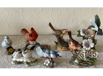 Collection Of Porcelain Birds Including George Good, Gaylord, Avon, Andrea, And More