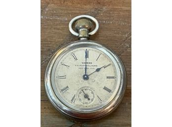 Antique Ingersoll Yankee 1899 Back Wind Pocket Watch