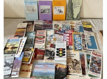 Vintage Books, Maps, And Stories Including Colorado, Utah, Montana & More