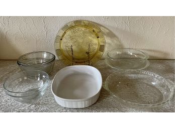 Large Collection Of Baking Dishes Including Corning, Pyrex, And More