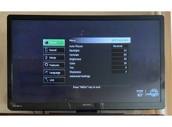 Emerson 50 Inch LCD Tv With Remote And Power Cable