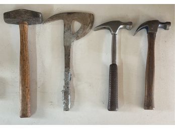 (4) Assorted Hammers/axe