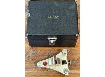 Rare Watchmakers Bench Tool LEVIN Poising Tool Ruby Jaw Level In Original Box
