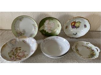 Collection Of Large Hand-painted Serving Bowls- Germany, Harmony House, And More