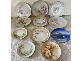 Collection Of Hand-painted Plates