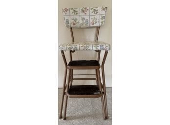 Cosco Vintage Chair And Folding Step Stool