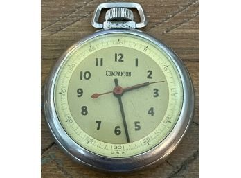 Ingraham Vintage Companion Pocket Watch Runs 53