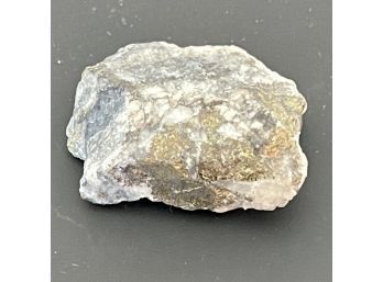 Small Gold Ore Rock Weighs 8 Grams And Measures 1' Long