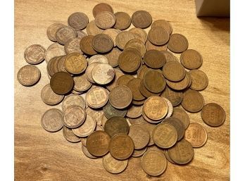 Large Lot Of Wheat Back Pennies Coins Starting Early 1900's