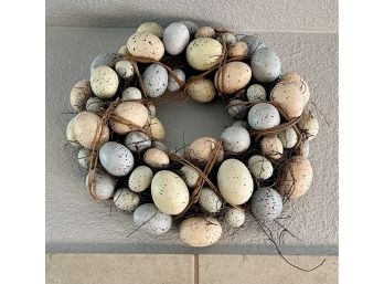 Colored Egg Easter Wreath