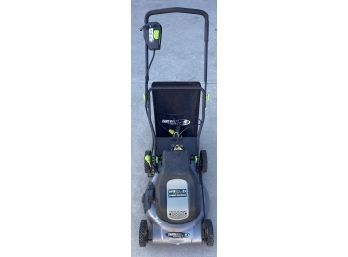 EarthWise 24volt Cordless Electric Lawn Mower With Charger And Bag