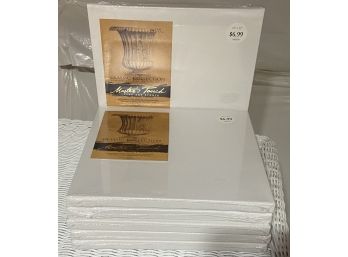 (6) 12' X 12' Master's Touch Artist Canvases New In Packaging