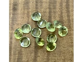 Collection Of Faceted Peridot Loose Gem Stones - 6 Cts. Total