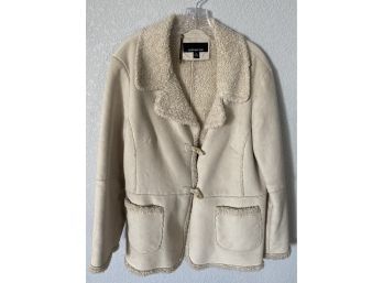 Jones NY Woman's XL Faux Wool Coat