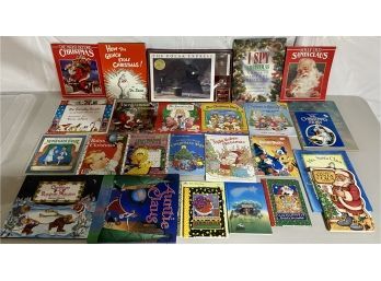 Large Lot Of Vintage To Present Holiday Children's Books - Dr. Seuss, Night Before Christmas, Disney And More