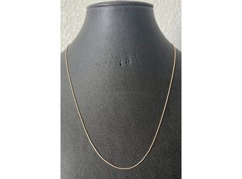 14K Gold Italy Rope Chain 20' Long - Weighs 2.2 Grams