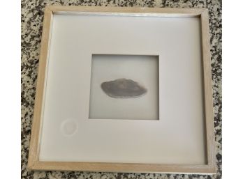 Sliced Framed Geode In Shadow Box Frame