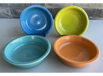 (4) Vintage Fiesta HLC USA Assorted Color Bowls