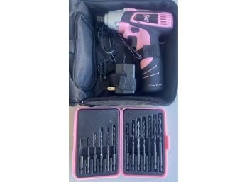 TomBoy Tools Electric Driver With Charger, Soft Case, And Bits
