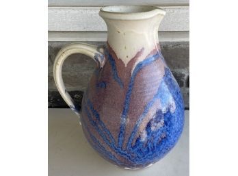 Large Annalise Domhoff Signed German Pottery Pitcher