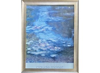 Claude Monet Print In Wooden Frame